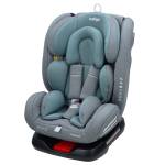 Автокресло детское "INDIGO TOURNEO" Isofix 0-36 кг, цвет серый-зеленый 