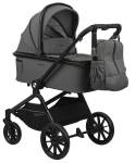 Коляска детская тм Indigo "SOLAR" 3 в 1 цвет: серый