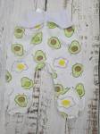 Ползунки "Авокадо" с широким поясом р.56,62, арт.250 интерлок