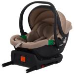 Автокресло Indigo "MINKY I-SIZE" с базой, группа 0+ (40-87см), цвет бежевый