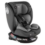 Автокресло детское Pituso "Roys+" Isofix 0-36 кг, цвет т.серый-серый