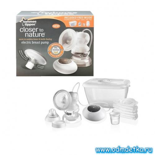 Молокоотсос электрический "Tommee Tippee" со стерилизатором