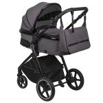 Коляска детская-трансформер тм Indigo "Target" 2 в 1 цвет: серый