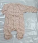 Комбинезон-слип ясельный "Лапочка" К212/01К32и (нюдовый/цветочки) р.56