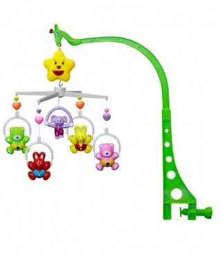 Музыкальная карусель на кроватку "Мишки и зайчики" (Lorelli toys)