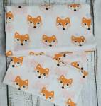 КПБ "Лесная полянка" (простыня на резинке) поплин,ш2393 (Лисенок)