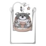 Качели электронные "Indigo TEDDY" цвет бежевый, до 15 кг,12 мелодий