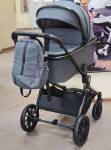 Коляска детская тм Indigo "SOLAR" 3 в 1 цвет: серый