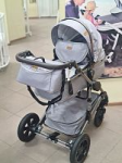 Коляска -трансформер 2в1 "Little Sonya S3", цвет серый