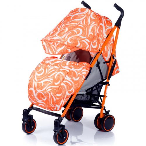 Коляска прогулочная-трость "Babyhit HANDY" WHITE-ORANGE
