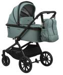 Коляска детская тм Indigo "SOLAR" 3 в 1 цвет: зеленый