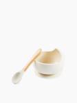 Набор посуды для детей: миска на присоске и ложка ,milky, 15064
