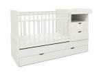 Кровать-трансформер СКВ-5  Жираф  маятник поперечный, цвет белый