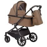 Коляска детская тм Indigo "SOLAR" 3 в 1 цвет: темно- бежевый