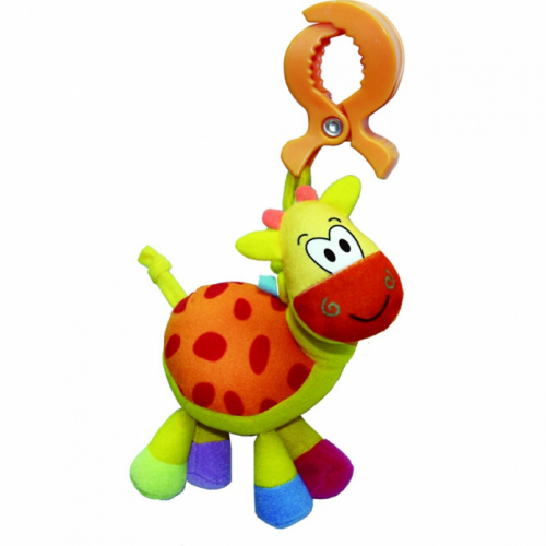 Развивающая игрушка подвеска "Жирафики" на клипсе (Biba Toys)