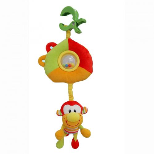 Развивающая игрушка подвеска "Обезьянки" на клипсе ( I-baby)