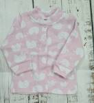 Кофточка ясельная интерлок р.68 (роз.слоники) 0001203601