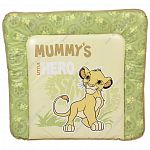 Матрасик для пеленания на комод Polini Kids "Disney baby Король Лев" р. 77*72 см, салатовый