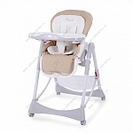 Стульчик для кормления "William" Happy Baby (положение лежа, эко-кожа) Beige
