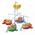 Музыкальная карусель на кроватку "Слоники" (Biba Toys)