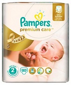 Подгузники детские "Pampers Premium Care" 3-6 кг, 80 шт.