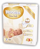 Подгузники детские "Huggies Elite Soft 2" 4-7 кг 88 шт.