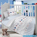 Комплект постельного белья 3 предмета Baby Time "Подводный мир" сатин