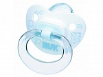 Соска-пустышка для сна NUK "Baby blue&rоse " силиконовая, 0+