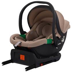 Автокресло Indigo "MINKY I-SIZE" с базой, группа 0+ (40-87см), цвет бежевый