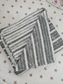 Одеяло байковое детское "Ермолино"цв. серый.размер 140*100 см