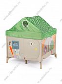 Манеж Happy Baby "ALEX HOME" с лампой, green, размер 93х93х100 см Акция!