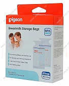 Пакеты "PIGEON"  для заморозки и хранения грудного молока 180 мл, 25 шт.