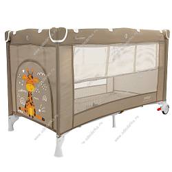 Манеж-кровать Indigo "Summer" 2 уровня, размер 120*60 см