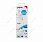 Бутылочка для кормления "Pigeon SofTouch" Peristaltic Plus 240 мл 3+мес