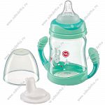 Поильник "FEEDING CUP" Happy Baby с ручками 210 мл