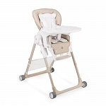 Стульчик для кормления "William V2" Happy Baby (положение лежа, эко-кожа) Beige