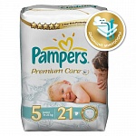 Подгузники детские "Pampers - Premium Care Junior" (11-25 кг), 21 шт.