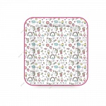 Матрасик для пеленания на комод "Единорог Сладости" (POLINI) р. 77*72 см, цвет розовый