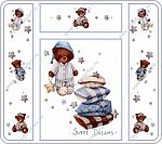 Матрасик для пеленания на комод "Пижамная вечеринка" (Топотушки) р. 80*70 см