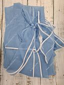Балдахин для детской кроватки 400*150 см,вуаль, цвет голубой