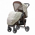 Коляска прогулочная "KIRA Plus" Crystal beige (тм "Rant") 3 положения спинки, накидка