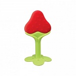 Прорезыватель для зубов "SILICONE TEETHER" Happy Baby силиконовый, с ручкой подставкой, арт.20025