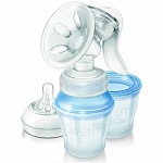 Молокоотсос ручной "Philips Avent" с системой хранения молока