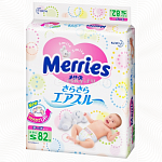 Подгузники детские "Merries" 4-8 кг 82 шт.