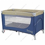 Манеж-кровать "Romano" blue+beige ,2 уровня, размер 125*65